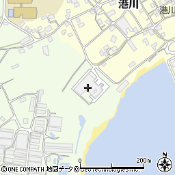 ＫＤＤＩ沖縄海底線中継所周辺の地図