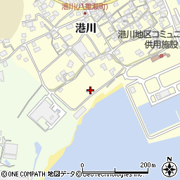 沖縄県島尻郡八重瀬町港川372-4周辺の地図