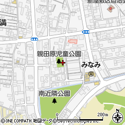 親田原児童公園トイレ周辺の地図