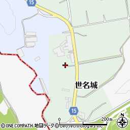 沖縄県島尻郡八重瀬町世名城1511-2周辺の地図