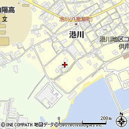 沖縄県島尻郡八重瀬町港川211周辺の地図