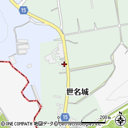 沖縄県島尻郡八重瀬町世名城1512-2周辺の地図