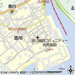 沖縄県島尻郡八重瀬町港川332周辺の地図