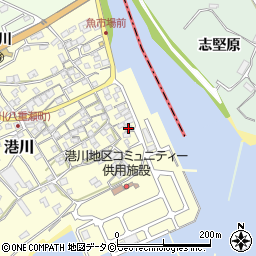 沖縄県島尻郡八重瀬町港川324周辺の地図