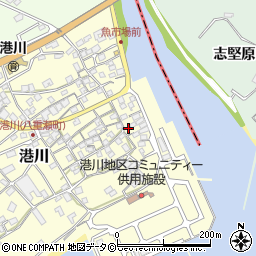 沖縄県島尻郡八重瀬町港川319周辺の地図