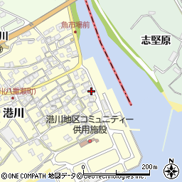 沖縄県島尻郡八重瀬町港川322周辺の地図