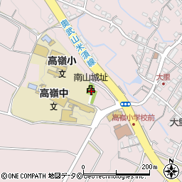 南山神社周辺の地図