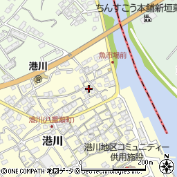 沖縄県島尻郡八重瀬町港川57周辺の地図