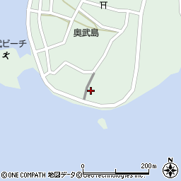 沖縄県南城市玉城奥武232周辺の地図