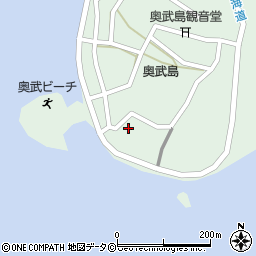 沖縄県南城市玉城奥武205周辺の地図