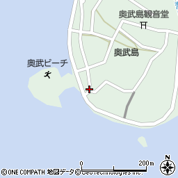 沖縄県南城市玉城奥武194周辺の地図