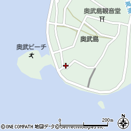 沖縄県南城市玉城奥武197周辺の地図