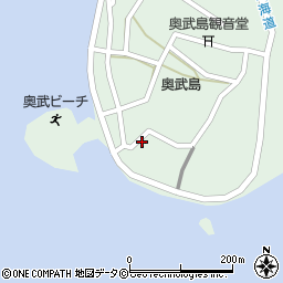 沖縄県南城市玉城奥武206周辺の地図