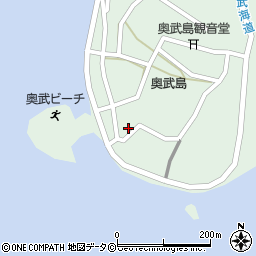 沖縄県南城市玉城奥武191周辺の地図