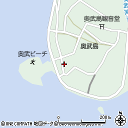 沖縄県南城市玉城奥武187周辺の地図
