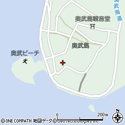 沖縄県南城市玉城奥武190周辺の地図