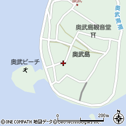 沖縄県南城市玉城奥武180周辺の地図