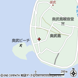 沖縄県南城市玉城奥武175周辺の地図