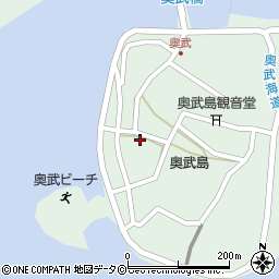 沖縄県南城市玉城奥武121周辺の地図