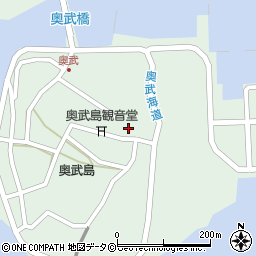 沖縄県南城市玉城奥武105周辺の地図