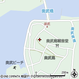 沖縄県南城市玉城奥武129周辺の地図
