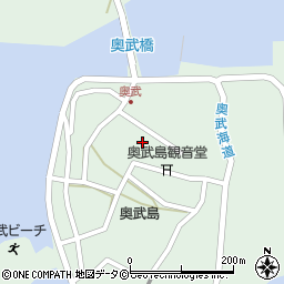 沖縄県南城市玉城奥武109周辺の地図