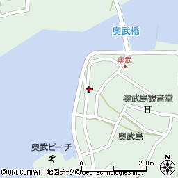 沖縄県南城市玉城奥武143周辺の地図