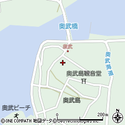 沖縄県南城市玉城奥武114周辺の地図