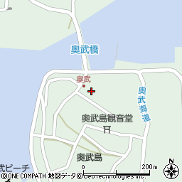 沖縄県南城市玉城奥武88周辺の地図