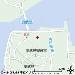 沖縄県南城市玉城奥武34周辺の地図