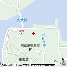 沖縄県南城市玉城奥武38周辺の地図