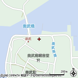 沖縄県南城市玉城奥武52周辺の地図