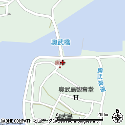 沖縄県南城市玉城奥武13周辺の地図