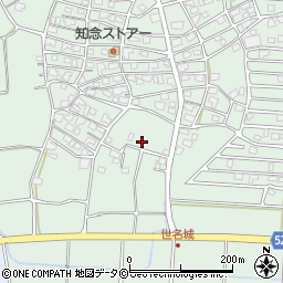 沖縄県島尻郡八重瀬町世名城52周辺の地図