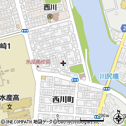 沖縄県糸満市西川町周辺の地図