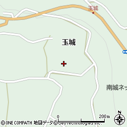 沖縄県南城市玉城玉城127周辺の地図