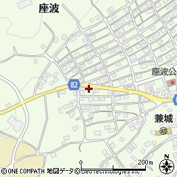 沖縄県糸満市座波87-2周辺の地図