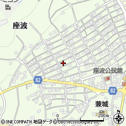沖縄県糸満市座波168周辺の地図