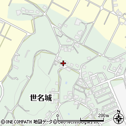 沖縄県島尻郡八重瀬町世名城721周辺の地図