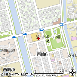 沖縄銀行西崎支店周辺の地図