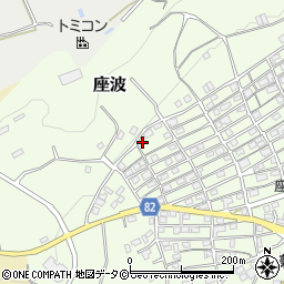 沖縄県糸満市座波296周辺の地図