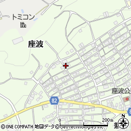 沖縄県糸満市座波258周辺の地図