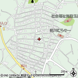 沖縄県南城市玉城前川周辺の地図