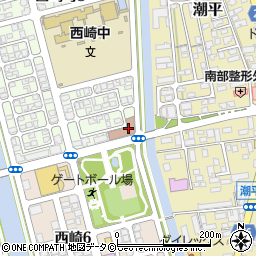 ヘルパーステーション西崎周辺の地図