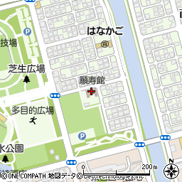 糸満市高齢者健康づくりセンター　願寿館周辺の地図
