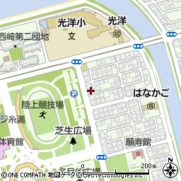 沖縄県糸満市西崎町3丁目73周辺の地図