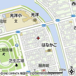 沖縄県糸満市西崎町3丁目46周辺の地図