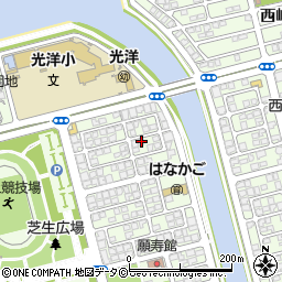 沖縄県糸満市西崎町3丁目45周辺の地図