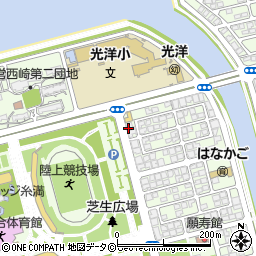 光洋小学校入口周辺の地図