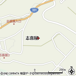 沖縄県南城市知念志喜屋周辺の地図